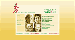 Desktop Screenshot of markgrafen-pflegedienst.de